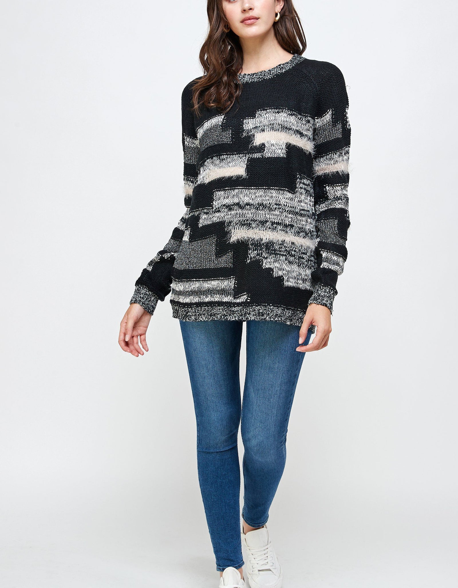 Multi Yarn Sweater Top